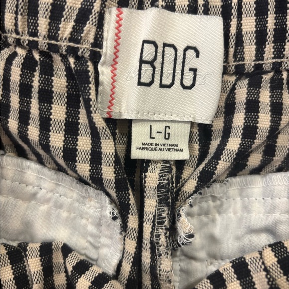 BDG black and white gingham Pants - Picture 2 of 3